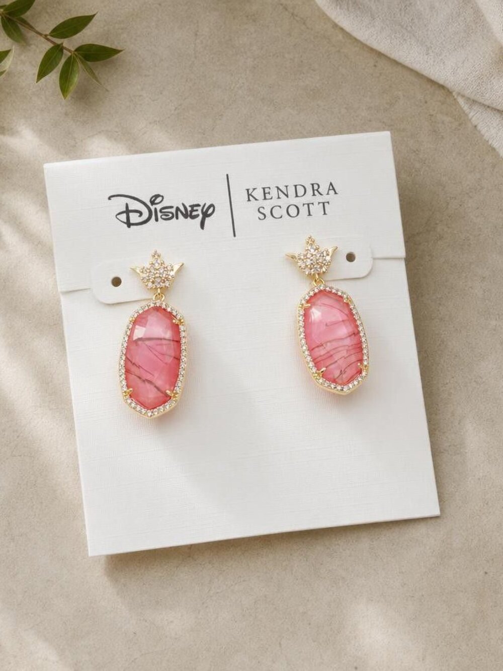 Kendra Scott Disney Pink Abalone Earrings